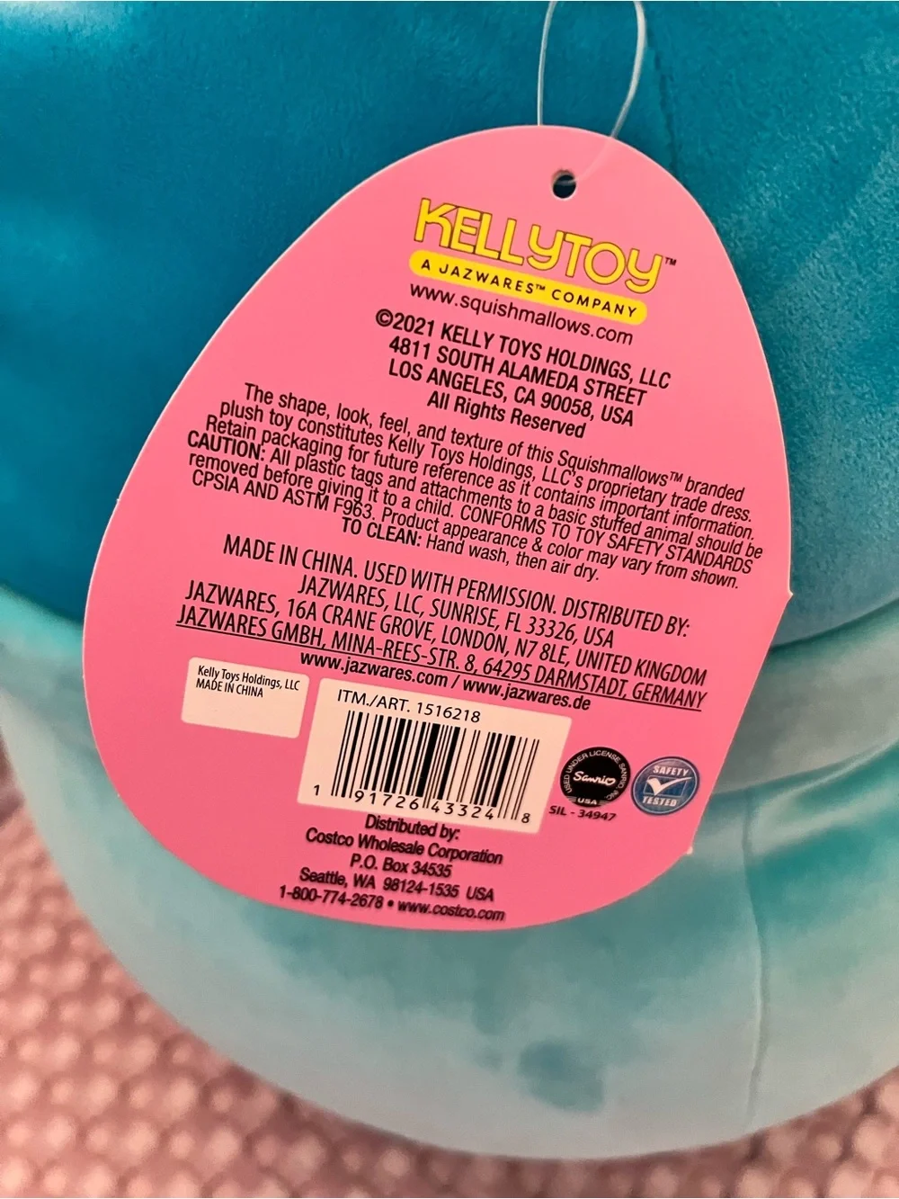 SQUISHMALLOW TUXEDO SAM ICE CREAM SUNDAE SANRIO HELLO KITTY 20